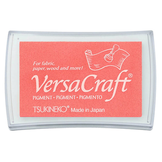 Tsukineko • versacraft stempelkussen groot coral pink