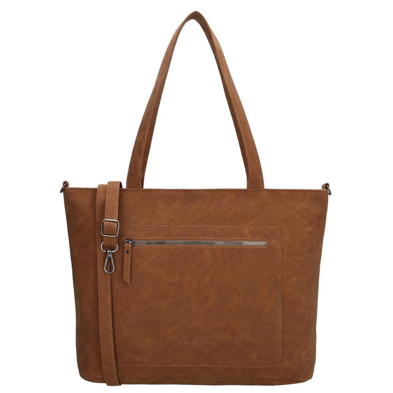 Afbeelding laden in galerijviewer, Beagles cambrils schoudertas 29x40x10cm bruin
