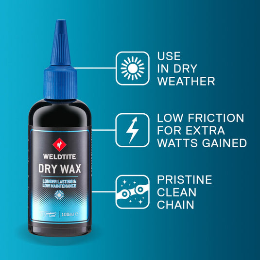 Weldtite ketting smeermiddel dry wax 100ml