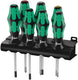 Wera 335 350 367 7 schroevendraaiserset kraftform plus lasertip + houder, 7 -delig - 1 stuk(s) - 05320540001