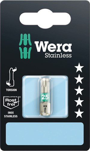 Afbeelding laden in galerijviewer, Wera 3867 1 ts sb torx® bits, rvs, tx 25 x 25 mm - 1 stuk(s) - 05073623001
