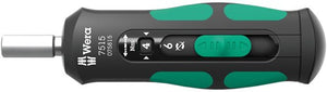 Wera 7515 kraftform safe-torque speed draaimomentschroevendraaier (zwart groen, 2-6 nm)
