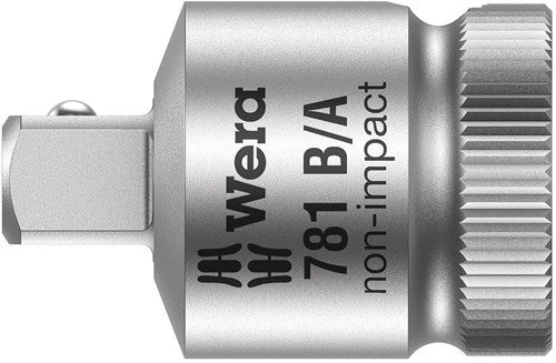 Afbeelding laden in galerijviewer, Wera 781 b 3 8 adapter | verbindingsstuk | 781 b a x 1 4 x 27 mm x 3 8 - 05042672001
