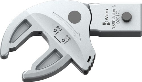 Afbeelding laden in galerijviewer, Wera 7880 joker l zelfinstellende insteek-steeksleutel voor sleutelmaat 16-19 mm, 14x18mm, 14x18 x 16-19 x 5 8-3 4 x 85.5 mm - 05020171001
