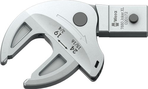 Afbeelding laden in galerijviewer, Wera 7880 joker xl zelfinstellende insteek-steeksleutel voor sleutelmaat 19-24 mm, 14x18mm, 14x18 x 19-24 x 3 4-15 16 x 95 mm - 05020172001

