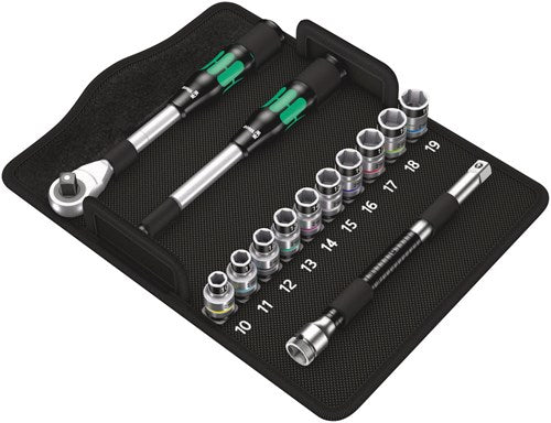 Afbeelding laden in galerijviewer, Wera 8006 sc 1 zyklop hybrid-ratelset, 1 2 -aandrijving, metrisch , 13 -delig - 1 stuk(s) - 05004090001
