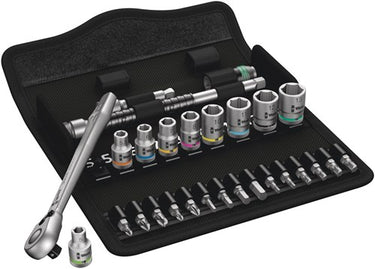 Wera 8100 sa 8 zyklop metal-ratelset, omschakelpal 1 4 gereedschapsset (28-delig)