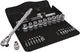 Wera 8100 sc 8 zyklop metal-ratelset omschakelbaar, 1 2 aandrijving gereedschapsset (28-delig)