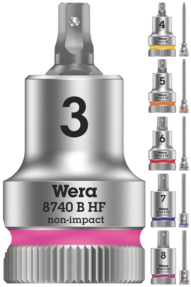 Afbeelding laden in galerijviewer, Wera 8740 b hf zyklop bit socket 3 8
