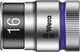 Wera 8790 hmc hf zyklop hand- en machinedop met 1 2 aandrijving met vasthoudfunctie , 16.0 mm - 1 stuk(s) - 05003736001