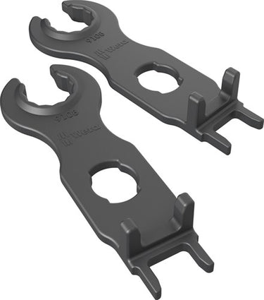 Wera 9108 2 set montagesleutels voor insteekverbindingen, type mc4, 2-delig - 05136700001