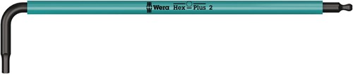 Afbeelding laden in galerijviewer, Wera 950 spkl stiftsleutel multicolour, metrisch, blacklaser, hex-plus, 2.0 mm - 1 stuk(s) - 05022602001
