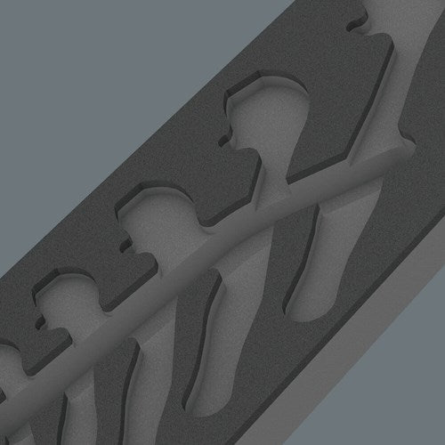 Afbeelding laden in galerijviewer, Wera 9832 schuimrubberen inzetstuk voor 6004 joker set 1, zonder gereedschap, 172 x 30 x 392 mm - 05137332001
