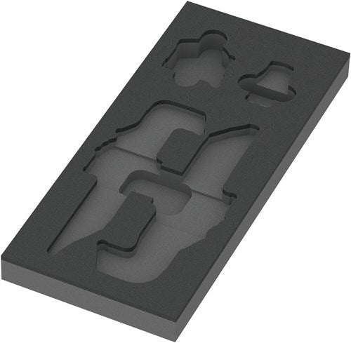 Afbeelding laden in galerijviewer, Wera 9840 schuimrubberen inzetstuk voor stiftsleutels set 1, zonder gereedschap, 172 x 30 x 392 mm - 05137340001
