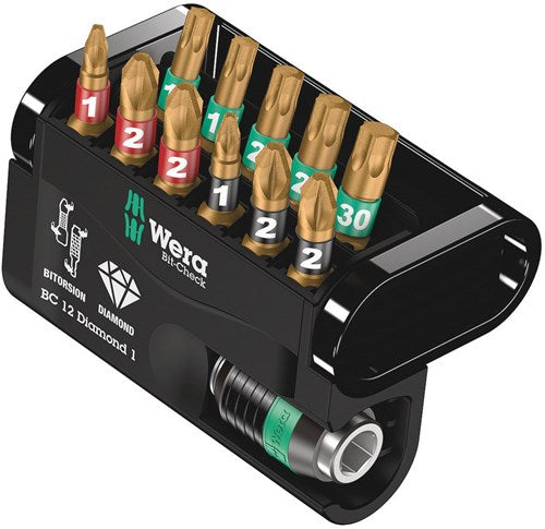 Afbeelding laden in galerijviewer, Wera bit-check 12 diamond 1 bitset (12-delig)
