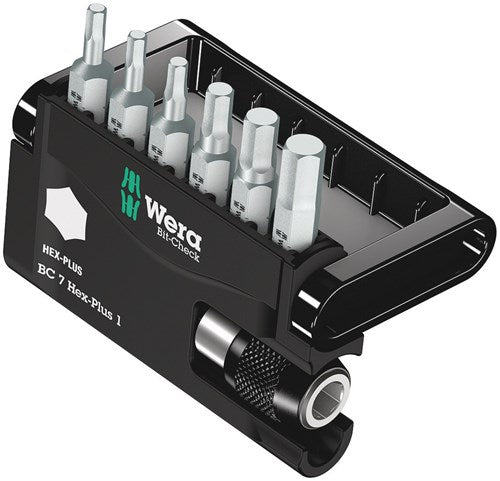 Afbeelding laden in galerijviewer, Wera bit-check 7 hex-plus 1, 7 -delig - 1 stuk(s) - 05056168001
