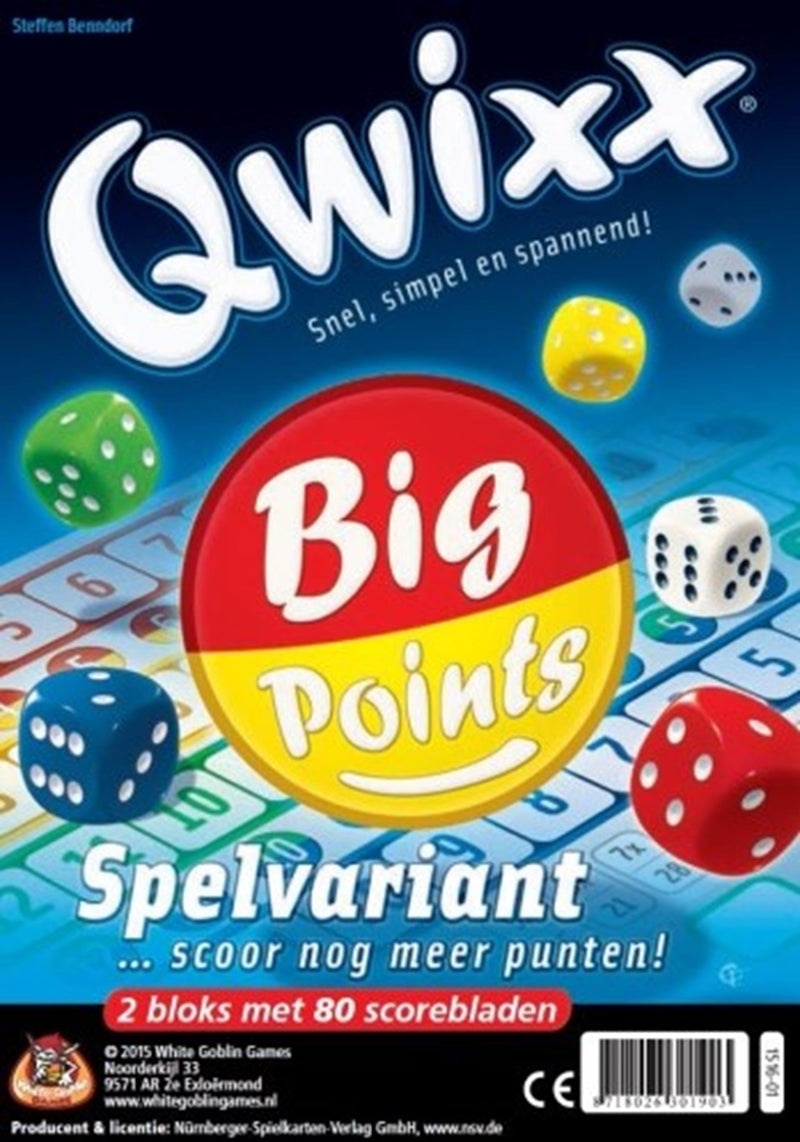 Afbeelding laden in galerijviewer, White goblin games qwixx big point
