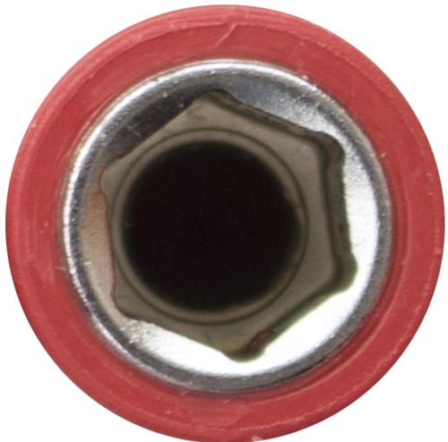 Afbeelding laden in galerijviewer, Wiha 246227 dopsleutelinzet geïsoleerd 1 4 buitenzeskant 7.0 mm x 42 mm - 43092
