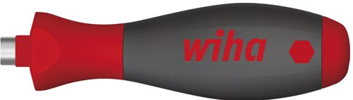 Wiha 28102 schroevendraaier met bithouder softfinish magnetisch 1 4 112 mm - 32160