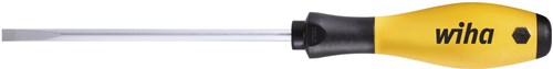 Afbeelding laden in galerijviewer, Wiha 302esd040100 schroevendraaier softfinish esd sleufkop 4.0 mm x 100 mm - 27151
