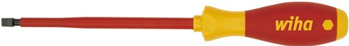 Afbeelding laden in galerijviewer, Wiha 320n020060 schroevendraaier softfinish electric sleufkop 2.0 mm x 60 mm - 00819
