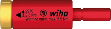 Wiha 41343 moment easytorque adapter electric voor slimbits en slimvario® houder in blister 2.5 nm - 41343