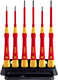 Wiha fijnschroevendraaierset picofinish electric (rood geel)