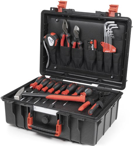 Afbeelding laden in galerijviewer, Wiha 9300-71403 gereedschapskoffer basic set l mechanisch | 18 delig - 45531
