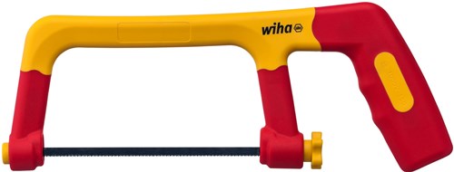 Afbeelding laden in galerijviewer, Wiha beugelzaag electric (rood geel, 300 mm 2x 150 mm zaagblad )
