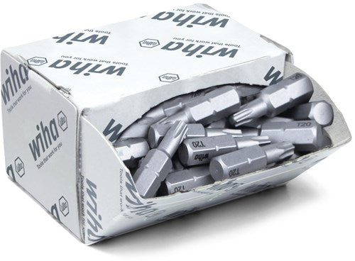 Afbeelding laden in galerijviewer, Wiha bitset standard 25 mm torx® (t20) 50-delig 1 4 c6,3 in grootverpakking - 8067 - 08067
