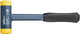 Wiha kunststof hamer terugslagloos | middelhard | met holle metalen steel | rond-slagkop | 135 mm | 50 mm - 2127 - 02127