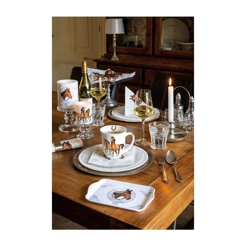 Afbeelding laden in galerijviewer, Ambiente kaars klein wild horses
