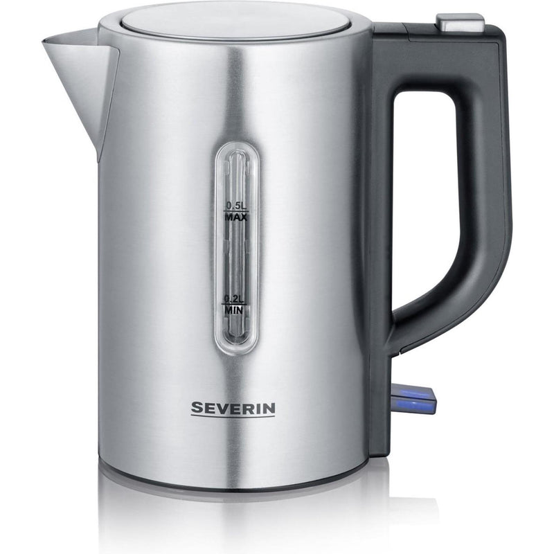 Afbeelding laden in galerijviewer, Severin waterkoker rvs 0,5l 1100w zilver zwart
