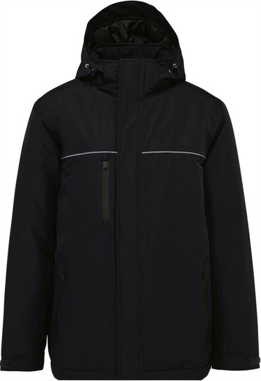 Unisex performance parka zwart l