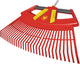 Wolf-garten multi-star 4-in-1 bladhark (rood geel)