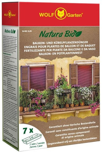Wolf garten natura bio balkon- en potplantenmest n-bk 0,85 - 3856505