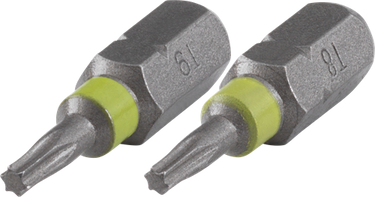 Wolfcraft - bitset - torx - t8 - t9 - 2 delig - 2495000