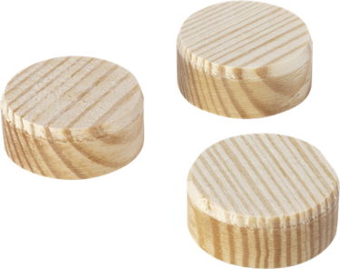 Wolfcraft conusplaatjes | ø25mm | 20 stuks - 2942000