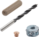 Wolfcraft deuvelset | ø10mm | 25-delig | 1 set - 2918000