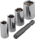 Wolfcraft dopsleutel-set | adapter | 50mm | 7 8 10 13mm | 1 set - 2413000