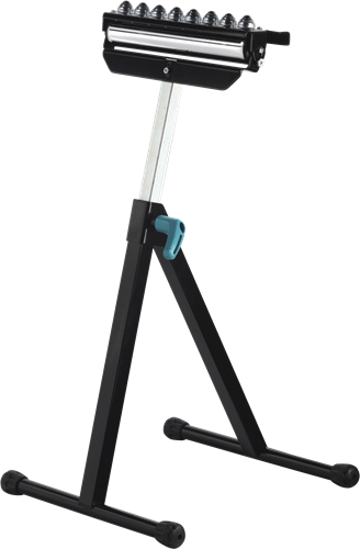 Afbeelding laden in galerijviewer, Wolfcraft - opvouwbare zaagbok - schraag - onderstel afkortzaag - 50 kg 63-100 cm - universele rolbok - 6102300 - 10 jaar garantie
