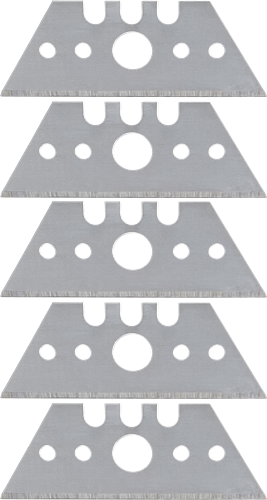 Wolfcraft trapezium-messen | in box | 0,50 x 52mm | 5 stuks - 4185000