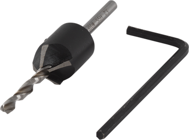 Wolfcraft voorboor | met verzinkboor | ø3,2-12mm | 1 stuk - 2498000