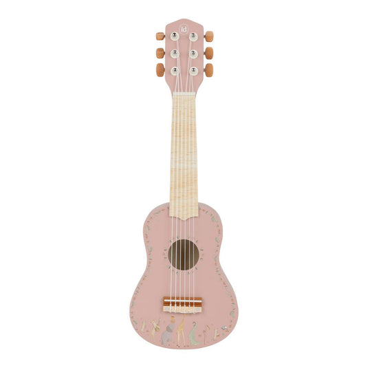 Little dutch safari friends houten gitaar pink fsc