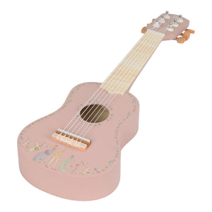 Little dutch safari friends houten gitaar pink fsc