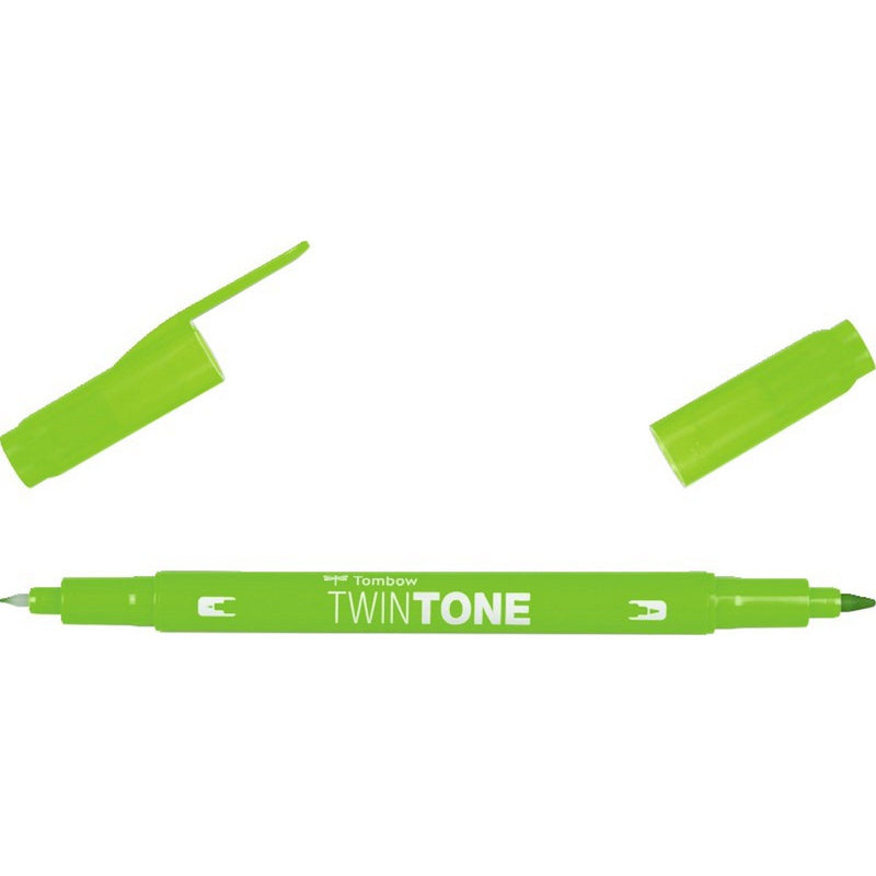 Afbeelding laden in galerijviewer, Tombow • twintone dual-tip brushpen yellow green
