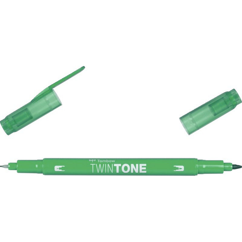 Afbeelding laden in galerijviewer, Tombow • twintone dual-tip brushpen green
