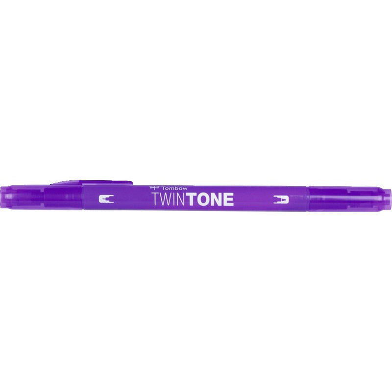 Afbeelding laden in galerijviewer, Tombow • twintone dual-tip brushpen violet
