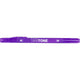 Tombow • twintone dual-tip brushpen violet