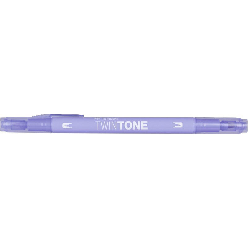 Afbeelding laden in galerijviewer, Tombow • twintone dual-tip brushpen pale purple

